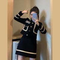 套装女2021年新款小个子春秋气质范法式两件套洋气