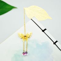 仙气古风宫铃金属书签古典羽毛树叶送同学送闺蜜创意礼品生日礼物