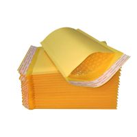 金黄色牛皮纸气泡袋服装防水包装物快递袋气泡信封袋泡沫袋