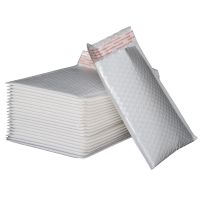 白色珠光膜气泡信封袋加厚防震防水服装书本快递泡沫包装袋可