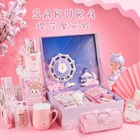 入欧网红学习文具礼包少女心福袋饰品文具小礼物幸运盒子盲盒