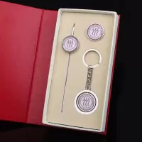 新品清华大学书签金属校徽徽章钥匙扣套装书签礼