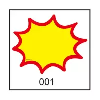 pop爆炸贴价格标签贴商品广告纸价格标签纸市标签纸 标签