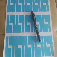 网络线缆标签贴打印纸机房布线a4数据线电源线防水p型刀型可手写