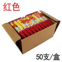 水产记号蜡笔防水泡沫箱蜡笔轮胎木材记号笔红色黑色单色油画棒