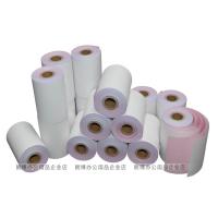 75x60两联收银纸无碳打印纸两层小票机纸7560二联白红双层76m单层