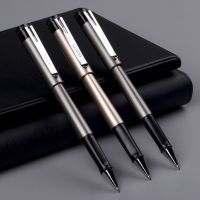 签字笔商务办公中性笔0.5/0.7/1.0mm加粗大容量黑色水笔碳素