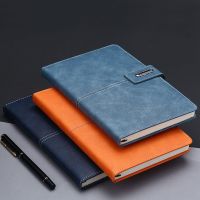 a5笔记本子加厚会议记录本商务记事本软皮韩版学生日记本