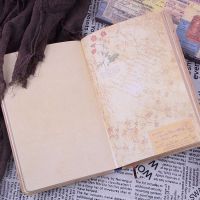 a5欧式复古风格彩页日记本个性创意牛皮纸插画心情笔记本学生本子
