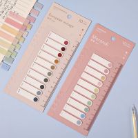 莫兰迪色pvc标签活页索引贴 简约ins小清新色便利贴可撕标记贴