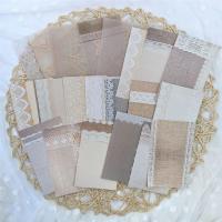 盐系便签 蕾丝编制手作坊系列 复古简约多功能手帐留言素材纸