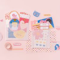 复古手札包 88件素材徊游系列套装手机diy背景贴纸基础材料包