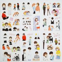 十二月少女公主系列贴纸手帐ins可爱人物少女心手帐套装