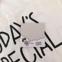 ins卡通可爱面包便签本少女心学生牛油果网格记事备忘便携本