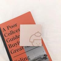 ins卡通可爱面包便签本少女心学生牛油果网格记事备忘便携本