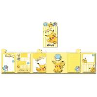 皮卡丘六折便签纸ins无粘性可爱卡通便利贴学生留言记事便签便条