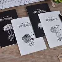a5笔记本套装学生手帐本子软面抄练习本加厚60页本子