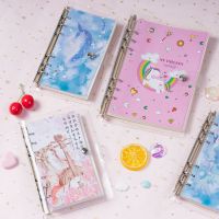 三渡ins风少女心活页a5a6手账本古风简约风手帐本套装笔记本