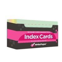 index cards 粉色方格美式索引卡 学生单词记事备忘便签纸