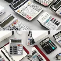 语音计算器发音计算机会计多功能计算机器大按键屏幕办公用品