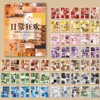 100张不重复手账贴纸可爱少女心古风人物diy手帐装饰素材贴画