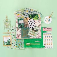 复古手札包 88件素材徊游系列套装手机diy背景贴纸基础材料包