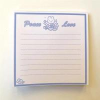 可爱软萌蓝色小熊便签本ins小熊兔便利n次纸清单计划留言本
