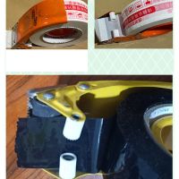 50宽金属切割器胶带快递打包机透明胶布加厚铁质分离器胶带封箱器