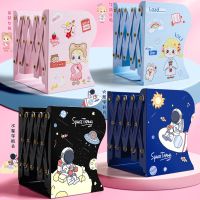 可伸缩书立架创意高中生放书的架子桌上折叠收纳书靠书挡简易书夹