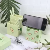 可折叠站立式笔盒折叠网红笔盒塑料可爱少女心抖音同款多功能笔筒