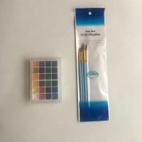 水彩 支装分装 自制水彩颜料 初学入门水彩套装 24色1ml0.5ml