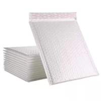 白色珠光膜普通复合气泡信封袋防水防震快递包装办公用具