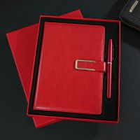 商务笔记本办公日记记事本套装活动礼品免费打印logo刻字