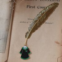 哈利波特周边生日礼物金属羽毛书签格兰芬多斯林校服学院礼品