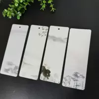 创意空白自制书签材料包古典中国风梅兰竹菊学生用手写手绘卡