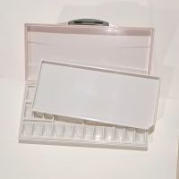 金麟水彩调色盒/密封保湿水粉颜料盒调色板易清洗 18格 24色 33格