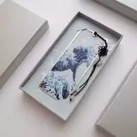 创意金属书签古典中国风千里江山神奈川梵高油画浮雕老师学生礼物