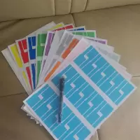 网络线缆标签贴打印纸机房布线a4数据线电源线防水p型刀型可手写