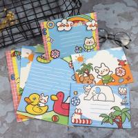 水上乐园信纸信封套装可爱兔子 ins风稿纸浪漫情书少女心文艺信笺