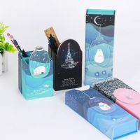 变形笔盒可折叠站立便携笔筒式铅笔盒多功能网红创意小学生文具盒