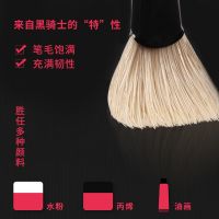 水粉笔套装油画水粉笔扇形笔初学艺考联考推荐黑骑士画笔套装