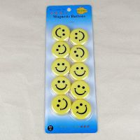 笑脸磁扣磁性贴3厘米表情磁粒白板贴磁力贴冰箱贴吸铁石教学磁钉