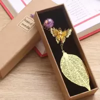 金属羽毛书签创意生日礼品古典中国风情人节男女朋友闺蜜毕业礼物