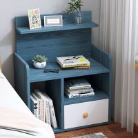 床头柜置物架简约现代卧室网红收纳柜子家用迷你仿实木简易床边柜