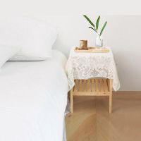 ins北欧床头柜实木置物架排骨架桌床边小架子飘窗收纳架卧室茶几