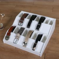 商场多格展示架皮带架展示盒子腰带摆放架商场皮带盒陈列架