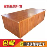 市货架铝合金展示架木纹堆头散货中岛柜散称食品展示柜储物柜