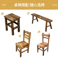 实木长凳子家用靠墙板凳长登子火锅木板凳餐桌长条凳小木凳子配套