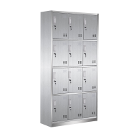 不锈钢更衣柜员工浴室多门格子柜无尘车间鞋柜储物柜文件柜