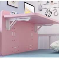 折叠书桌电脑桌子大学生宿舍实用方便加高护栏上下铺床上书桌